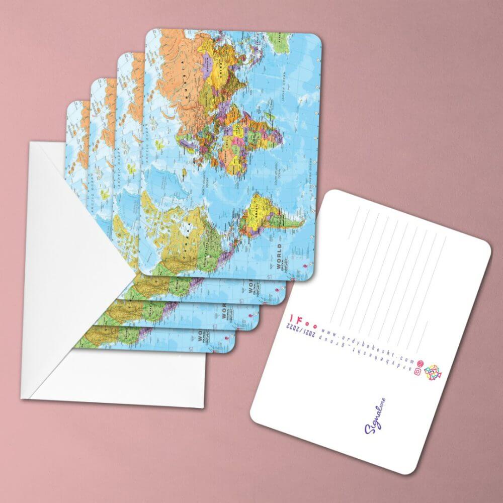 SAVE 20210225 144016 1000x1000 - پک کارت پستال طرح نقشه جهان