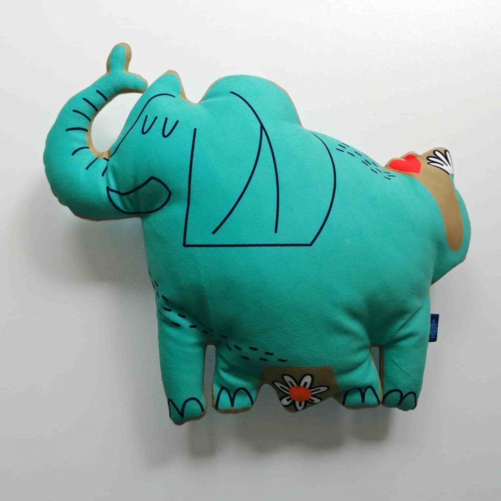 016 1 2 scaled 1000x1000 - عروسک بزرگ فیل مهربان کد 016
