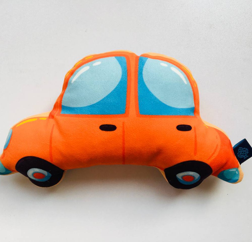 8 1000x960 - عروسک فسقلی ماشین نارنجی کد 008