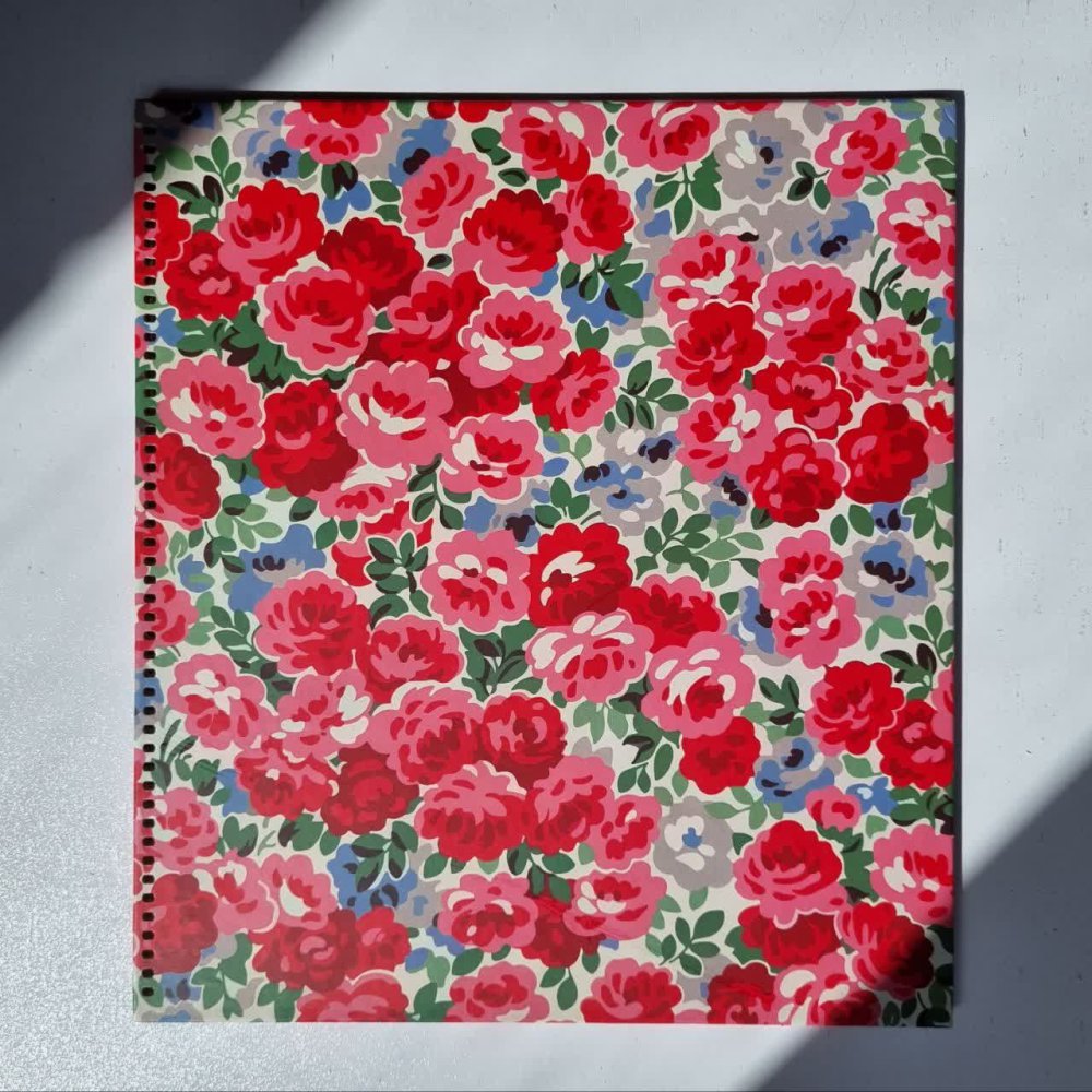 photo4897804077 1000x1000 - آلبوم چسبی طرح گلهای قرمز کد 53
